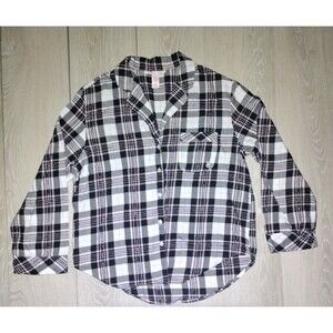 Victoria Secret Flannel Top - Size MED.